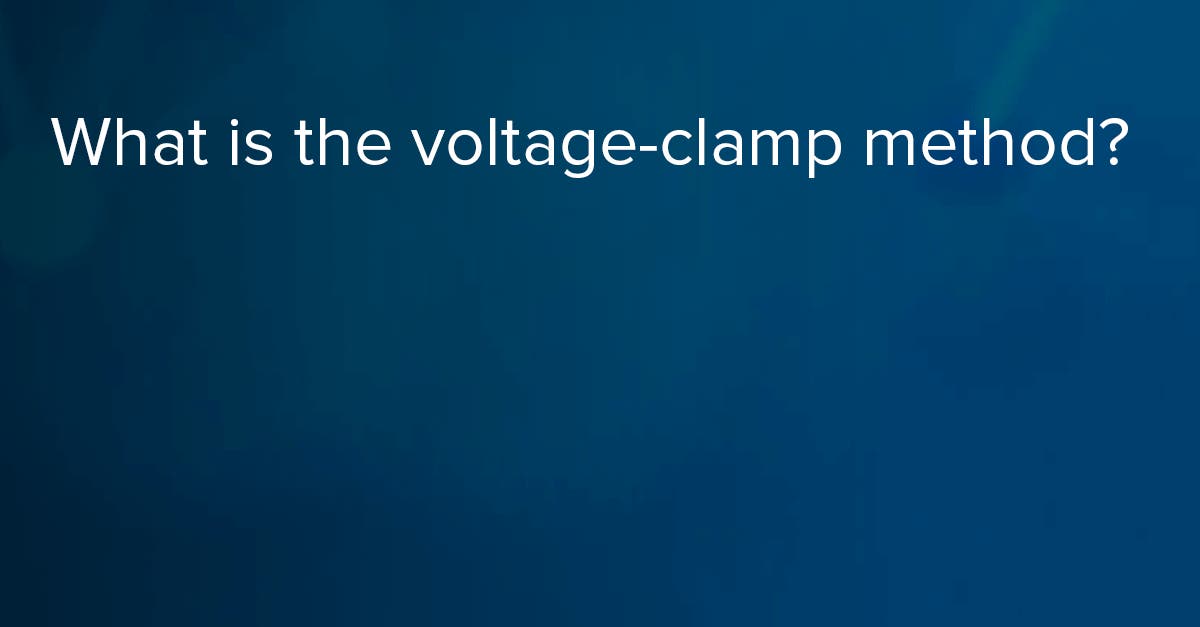 What is the voltageclamp method?