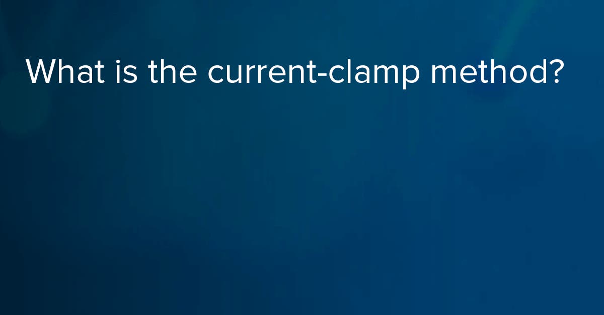 What is the currentclamp method?