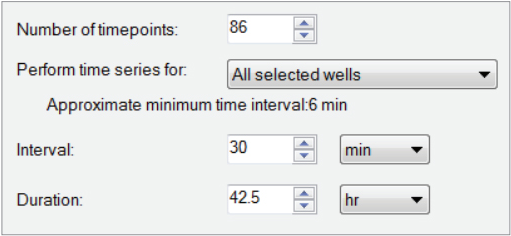 Easy setup of time-lapse acquisition and analysis
