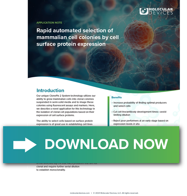 Mammalian Cell Colonies App note