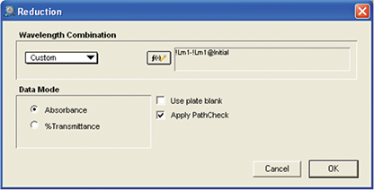 Reduction setup for MAD Assay