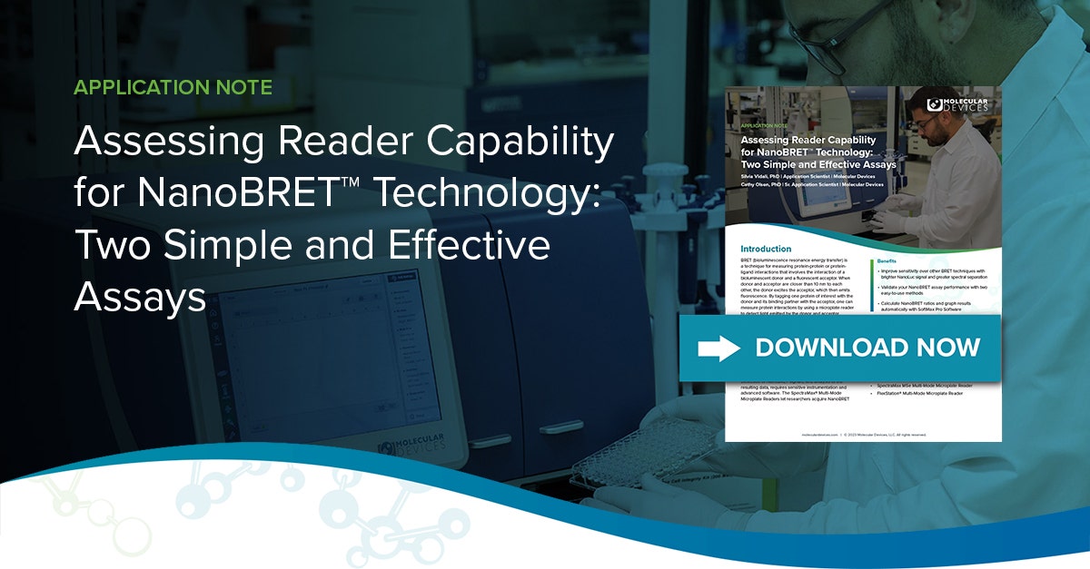 Assessing Reader Capability for NanoBRET Technology Two Simple and