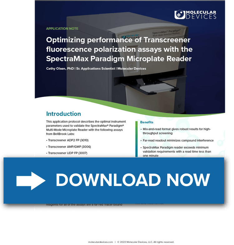 Optimizing performance of Transcreener fluorescence polarization assays