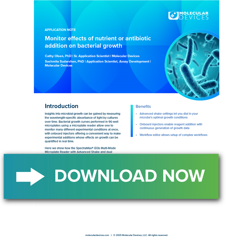 Antibiotic on Bacterial Growth App Note