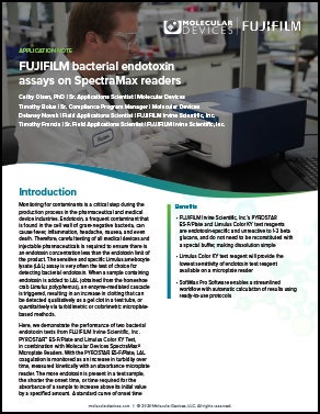 FUJIFILM Bacterial Endotoxin Assays App note
