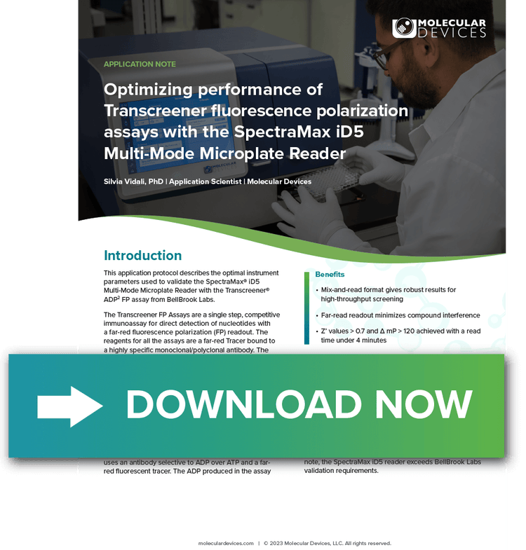 Optimizing performance of Transcreener fluorescence polarization assays