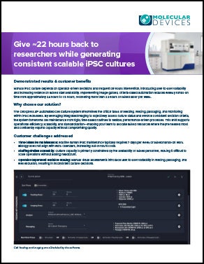 Tech Note on scalable iPSC cultures