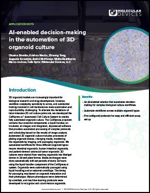 3D Organoid Culture App Note