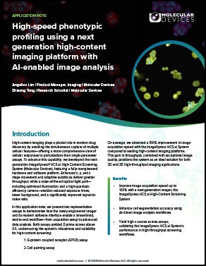 App Note- High-speed phenotypic profiling