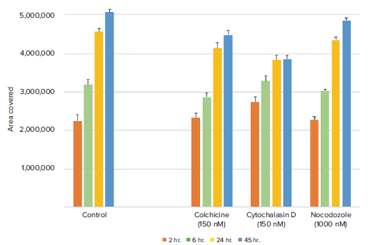 Analysis of fluorescently labeled cells over time