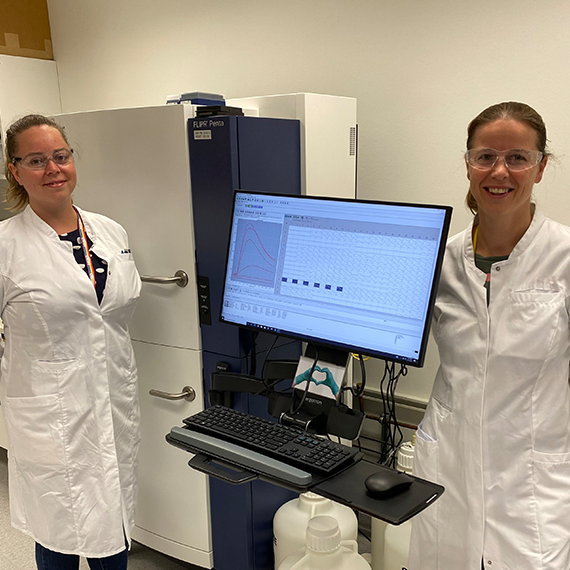 Fanny Örn and the Pain team at Orion Corporation