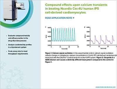 Calcium transients in Beating Ncardia