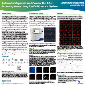 Scientific Poster on CellXpress.ai Automated Cell Culture System