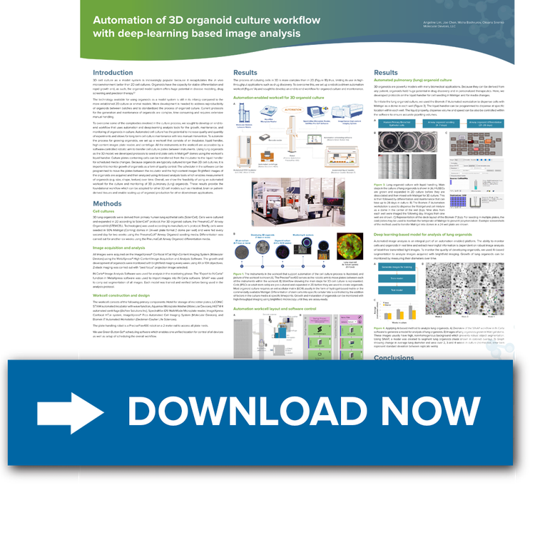 Automation of 3D organoid culture workflow