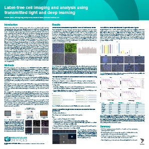 Scientific Poster on cell imaging using transmitted light