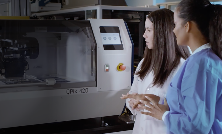 Scientist Working on QPix System