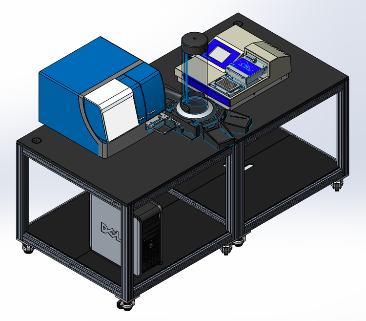Single-step instrument plate loader