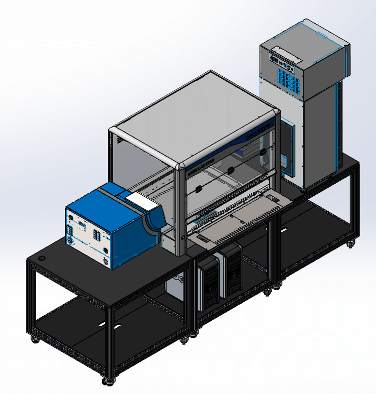 Two-step instrument plate loader