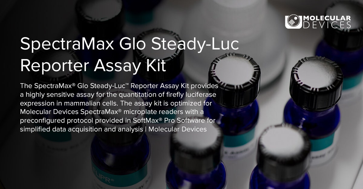SpectraMax Glo Steady-Luc Reporter Assay Kit | Molecular Devices
