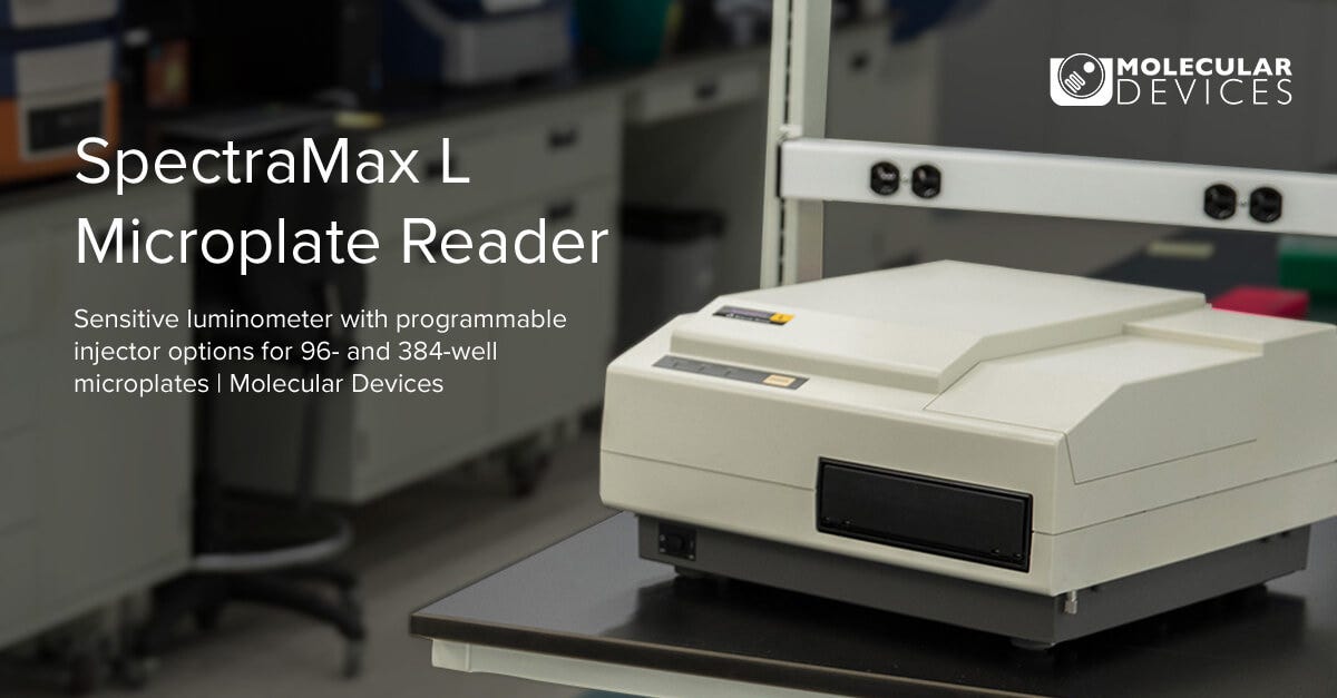SpectraMax L Microplate Reader, Luminometer, Luminescence SpectraMax L Microplate Reader, Luminometer, Luminescence
