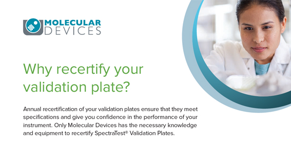 Why recertify your validation plate?