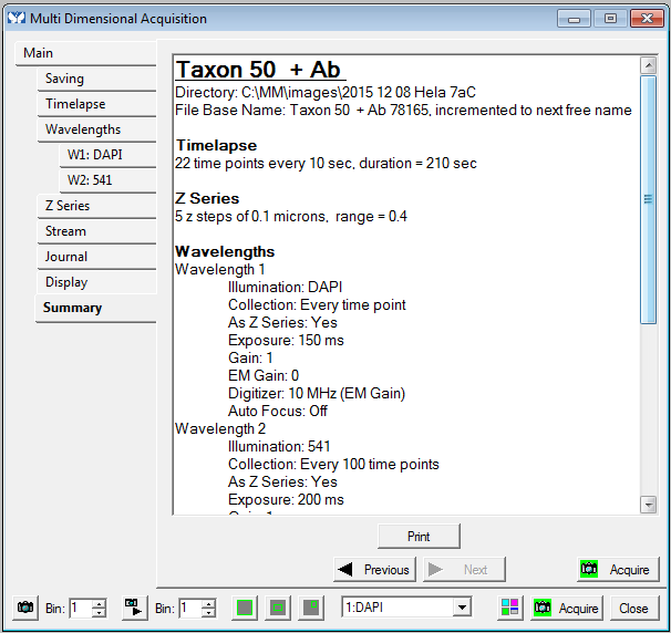 How to use the Display and Summary tabs in MDA