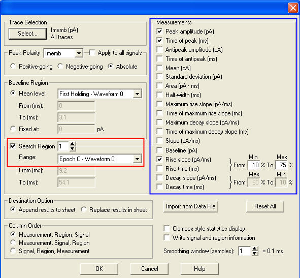 Conducting a Paired-Pulse Facilitation experiment with pCLAMP™ software